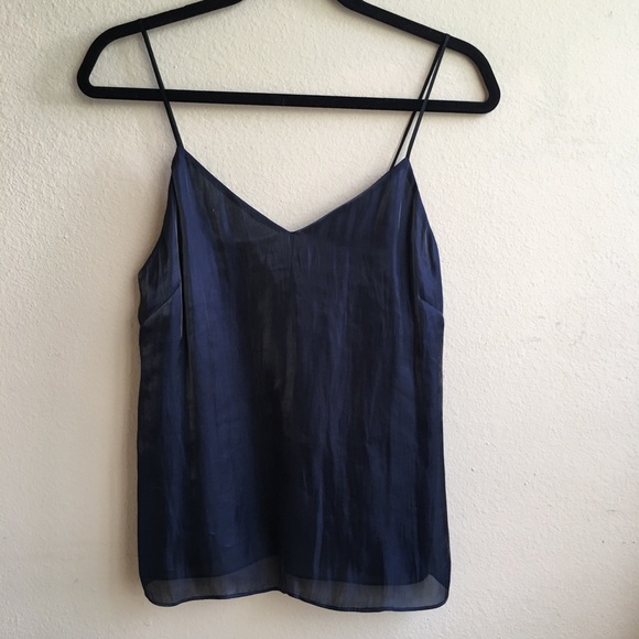 Rag and Bone Astrid Blue Tank top sz 2 - Picture 2 of 7
